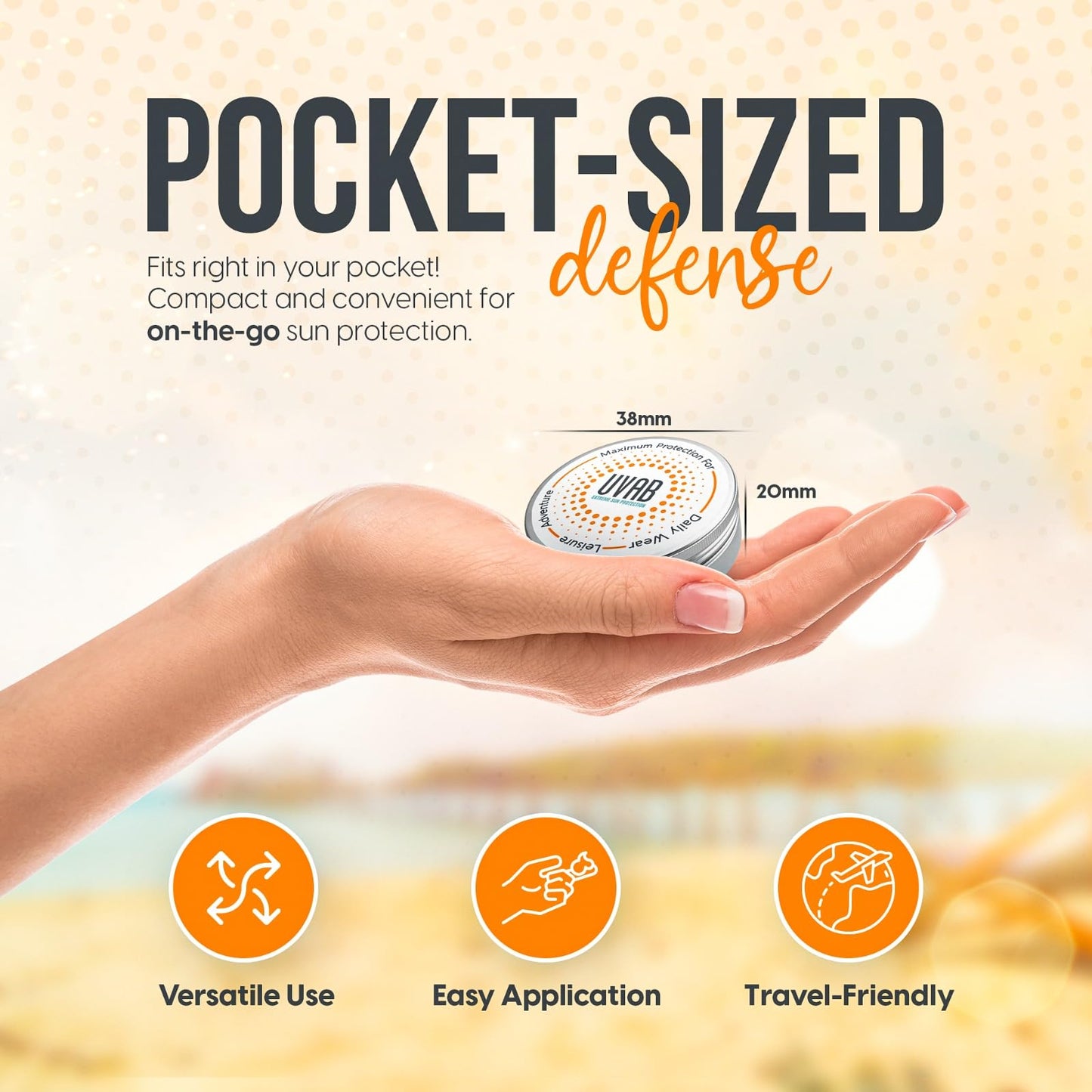 2X UVAB Zinc Face Sunblock: Opaque White 15ml Travel-Sized Pot For Sun Protection in Extreme Conditions. Perfect for Skiing, Climbing, Beach and Leisure Activities. Zinc Oxide Cream Mineral sunscreen.