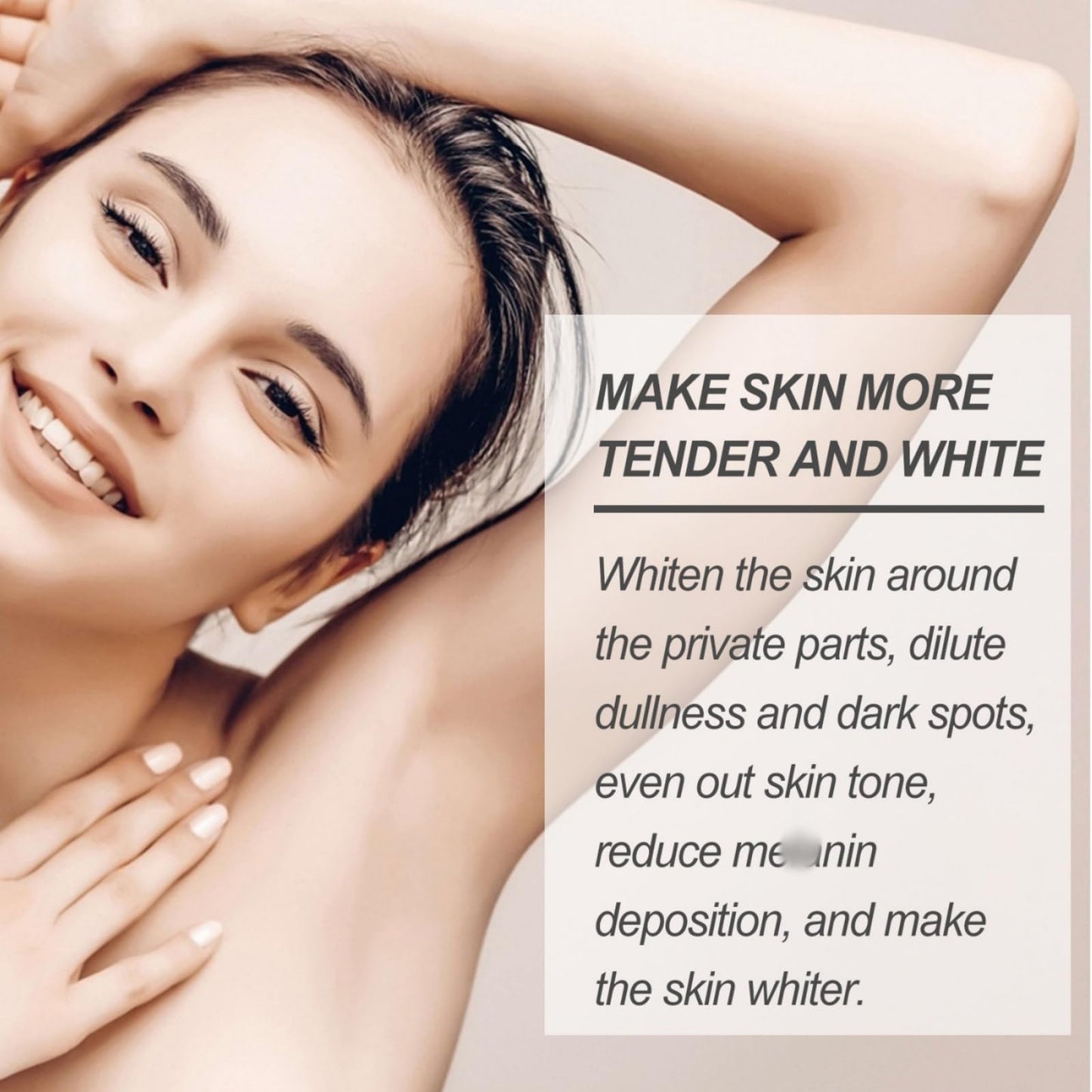 Snow Ble-ach Cream for Pri-vate Part,White-ning Body Lotion for Inti-mate Area,Inner Thigh Lightening Cream,Reduces Skin Dullness,Skin Whi-tening Body Lotion,Whi-tening Lotion,Body Cr-eam for Women