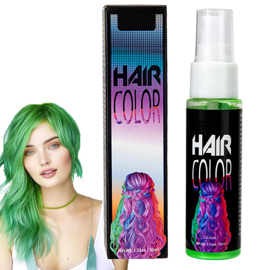 MEITREND Green Temporary Hair Colour Serum One-time,Temporary Hair Dye,Green Washable Coloured Hair Serum Wash Out,Easy to Color & Natural Styling,Instant Hairstyle Cream Dye,Halloween & Party & Cosplay