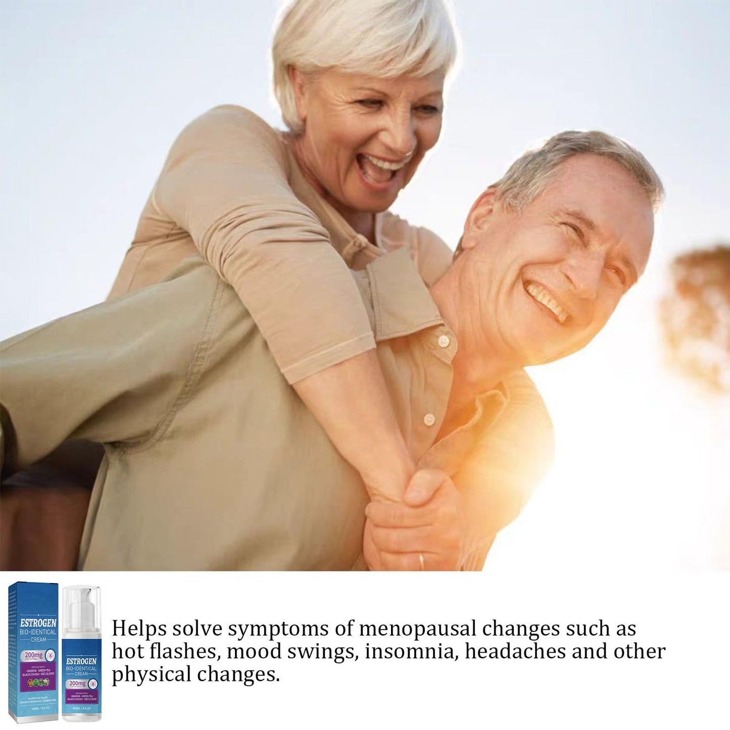 XdealCozyxc 100ml Estrogen Gel, Solve Menopause Cream for Women