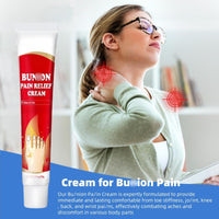 Fankayi Joi/nt Relief Cream,Cream for Bu/nion Pa/in,Joi/nt Soothing Cream,Instant Joi/nt & Muscular pa/in Relief Gel,for Back,Neck,Hands,Quickly Relieve Joi/nt Discomfort & Sooth Muscle,Bu/nion Toe Pa/in