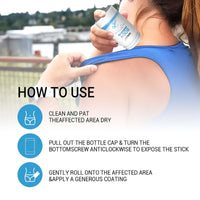 Maggikey Anti-Chafe Stick - Sweat & Water Proof Balm for Friction - Prevent Sports Chafing - Long-Lasting Protection - Anti-Friction Cream for Active Lifestyles