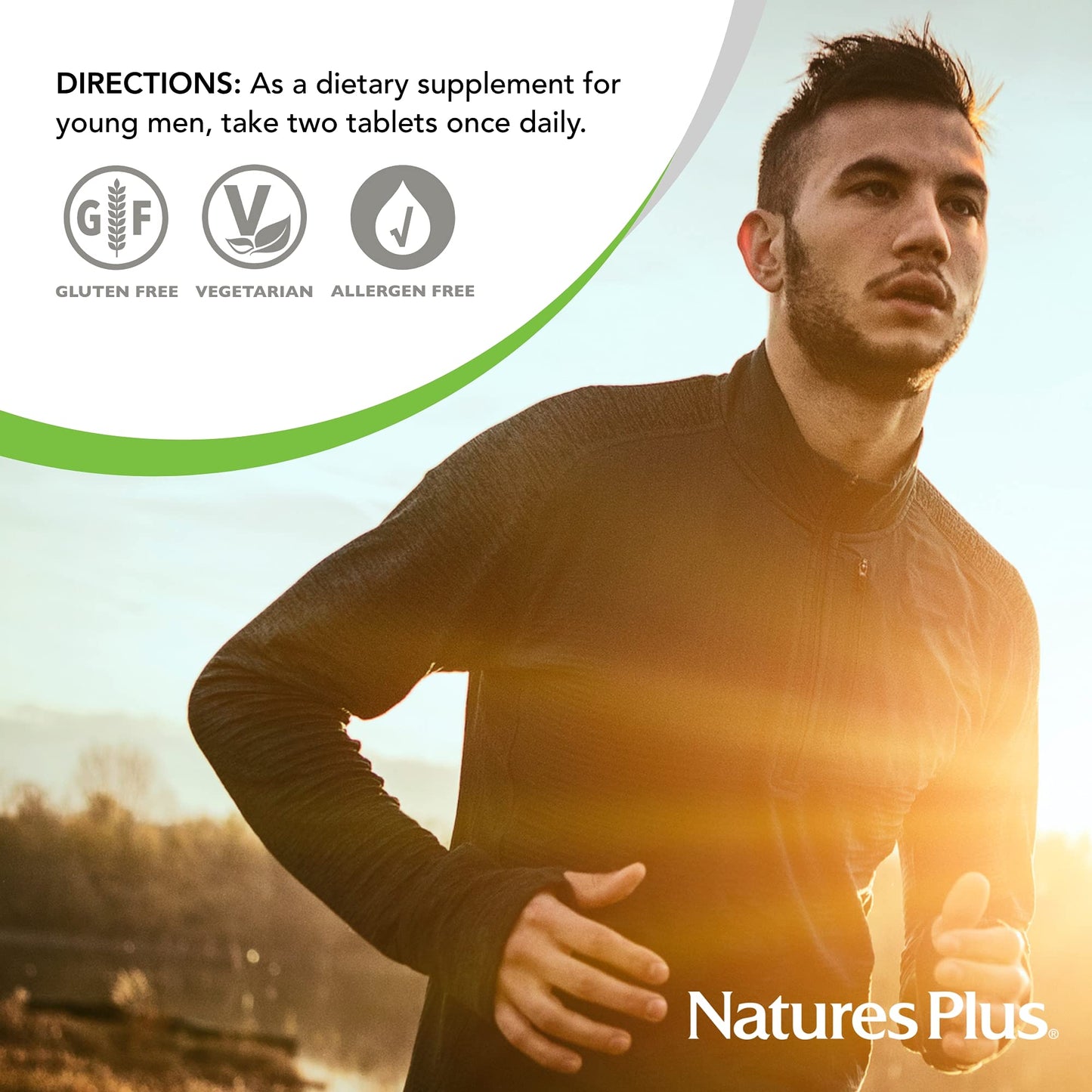 Nature's Plus NaturesPlus Power Teen for Him - Tasty Plant Based Chewable Multi Vitamins and Minerals for Teen Boys - Vegan, Gluten Free - 60 Wild Berry Flavour Tablets