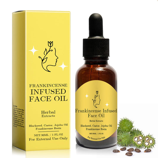 Generic Frankincense Resin Oil for Face - Organic Botanical Extract for Skin, Deeply Hydrates and Softens, Lightweight Feel, Non-Greasy Formula, Supports Radiant Complexion, Facial Nourishing Oil, 30ML