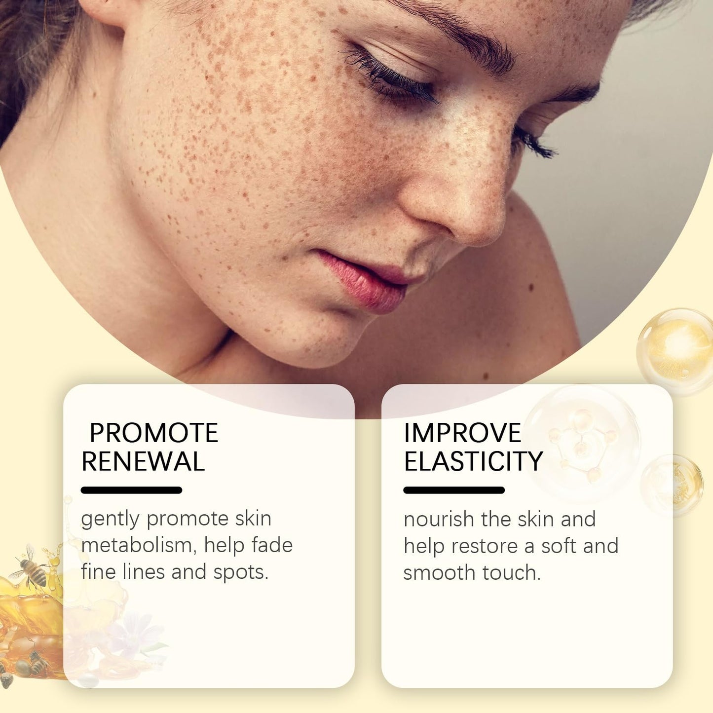SingHao 7-Day Rapid Skin Repair Cream,Be/e Ve/nom S/kin C/ream,Sk/in Care Cream,Dark Spot Remover,Anti Wrinkle Face Cr/eam,Anti Aging Face Cre/am,Freckle Removal Crea/m,Lightening Cream,Lifting & Repairing