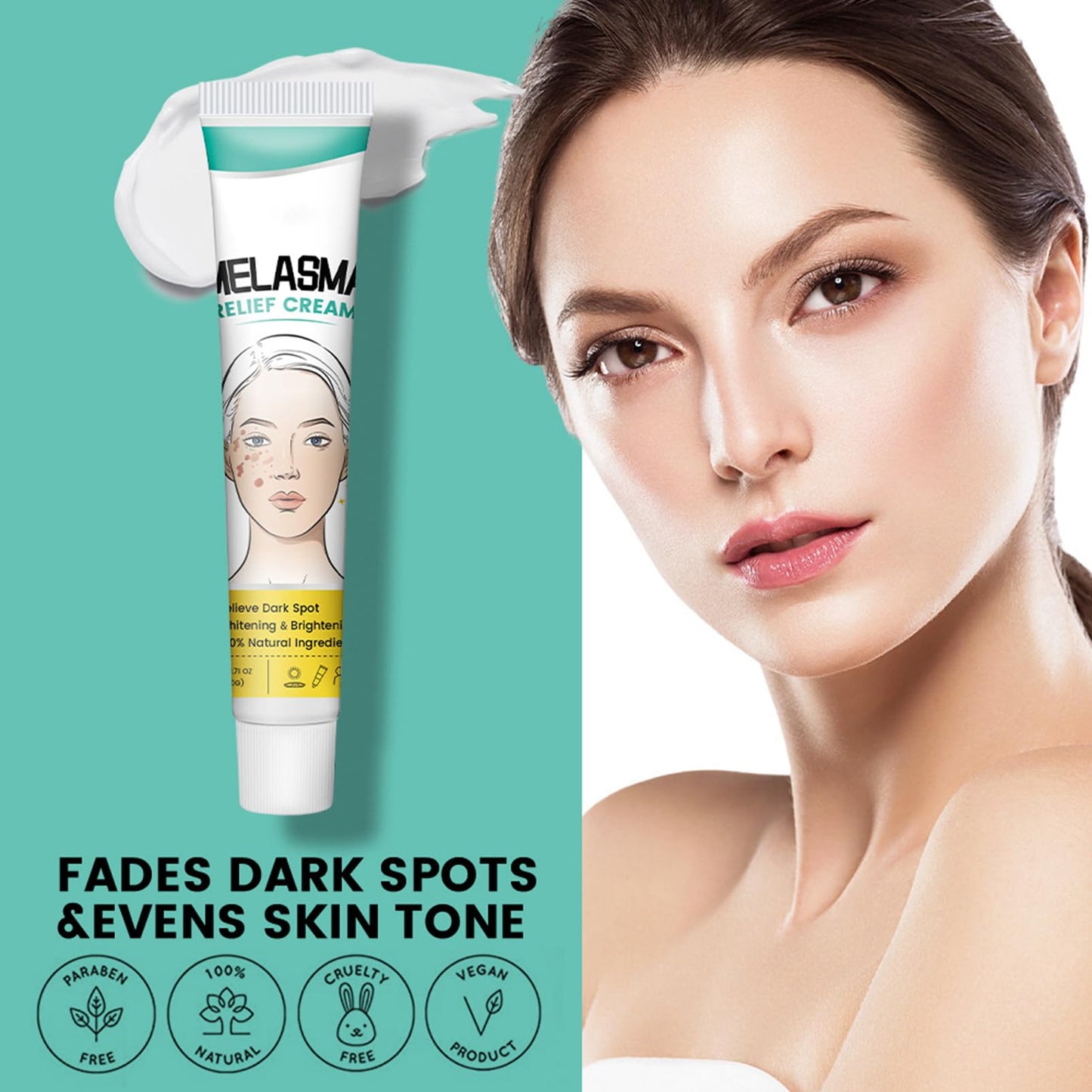 MEITREND Melasma Treatment For Face,Dark Spot Remover for Face & Body, Pigmentation Removal Cream,Corrector For Age Spots Sun Spots Freckles Melasma Brown Spots,Freckle Removal Cream