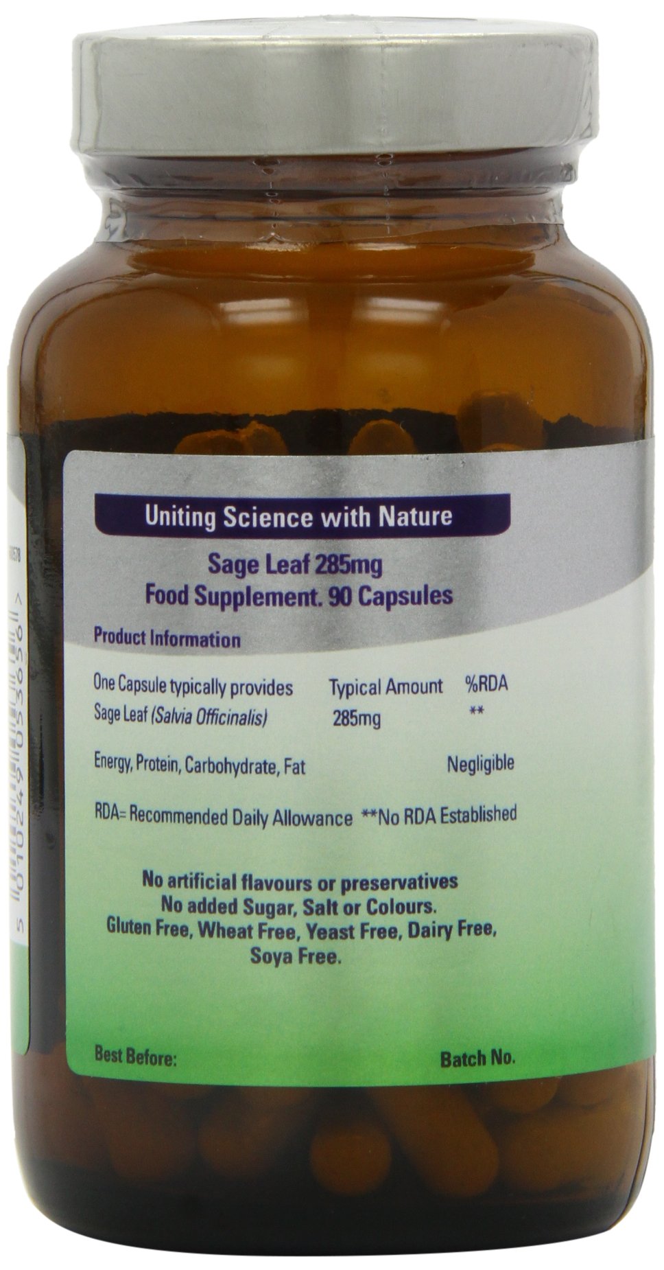 FSC Sage Leaf 285mg 90 Capsules