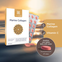 healthspan Healthspan Marine Collagen 500mg (120 Tablets) | Hydrolysed Type I Marine Collagen | Support Your Skin, Bones & Joints | Added Benefits for Skin & Beauty | with Vitamin C