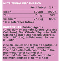 Your Good Health Co. Your Good Health Co – Biotin | Vegan | Biotin with Zinc & Selenium | Healthy Hair, Skin & Nails | Tablet | 30 Day Supply