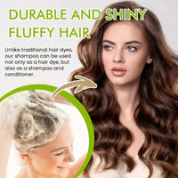 Hair Dye Shampoo,Instant Dye Shampoo,3 in 1 Shamp-oo for Color Treated Hai-r,Home Hair Dy-e,Brown H-air Dye,Light Brown Ha-ir Dye,Ha-ir Colour Sham-poo for Women,Colour Protect Shamp-oo,Mens D-ye