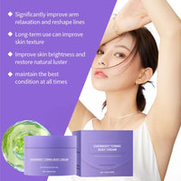 Overnight Toning Whip,Toning Body Whip for Loose Skin,Body Firming Wh/ip That Works While You Sleep,Overnight To/ning Bo/dy Firming Cream,Skin Tightening Cream Bo/dy,Smooths While You Sleep for Women
