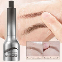 Xinyig Brow Fection Angled Brush & Dip,Liquid Eyebrow Pen for Women,Liquid Eyebrow Brush,Beginner Brow-Fection Angled Brush & Dip,Natural Brows Eyebrow Pen,Waterproof Long Lasting Smudge Proof Brow Pencil