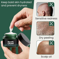 50g Bald Cream,Moisturizing Shaving Cream,Bald Head Moisturiser for Men,Bald Scalp Moisturiser,Moisturizing Nourishing and Sc/alp Care for Men,Post Shave Balm M/en,Itchy Scalp Lotion,Scalpbalm