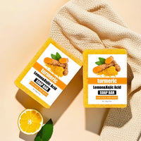 Turmeric Soap Bar, Hyaluronic Acid for Deep Cleansing, Gentle Soap for Face and Body Moisturizing, Deep Cleaning Moisturizing Erase Fine Lines, Firming