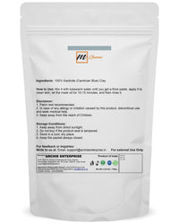 mGanna 100% Natural Cambrian/Serbian Blue Clay for Facial Masks, Creams, Body Wraps, Soft Peels and Scrubs, Skin Tightening, and Soap Making 100 GMS 0.22 LBS