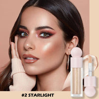 Erinde Liquid Blush & Liquid Highlighter Makeup, Soft Pinch Dewy Liquid Cream Blush, Shimmer Face Highlighter, Soft Velvet Silk Texture Blush, Buildable and Blendable