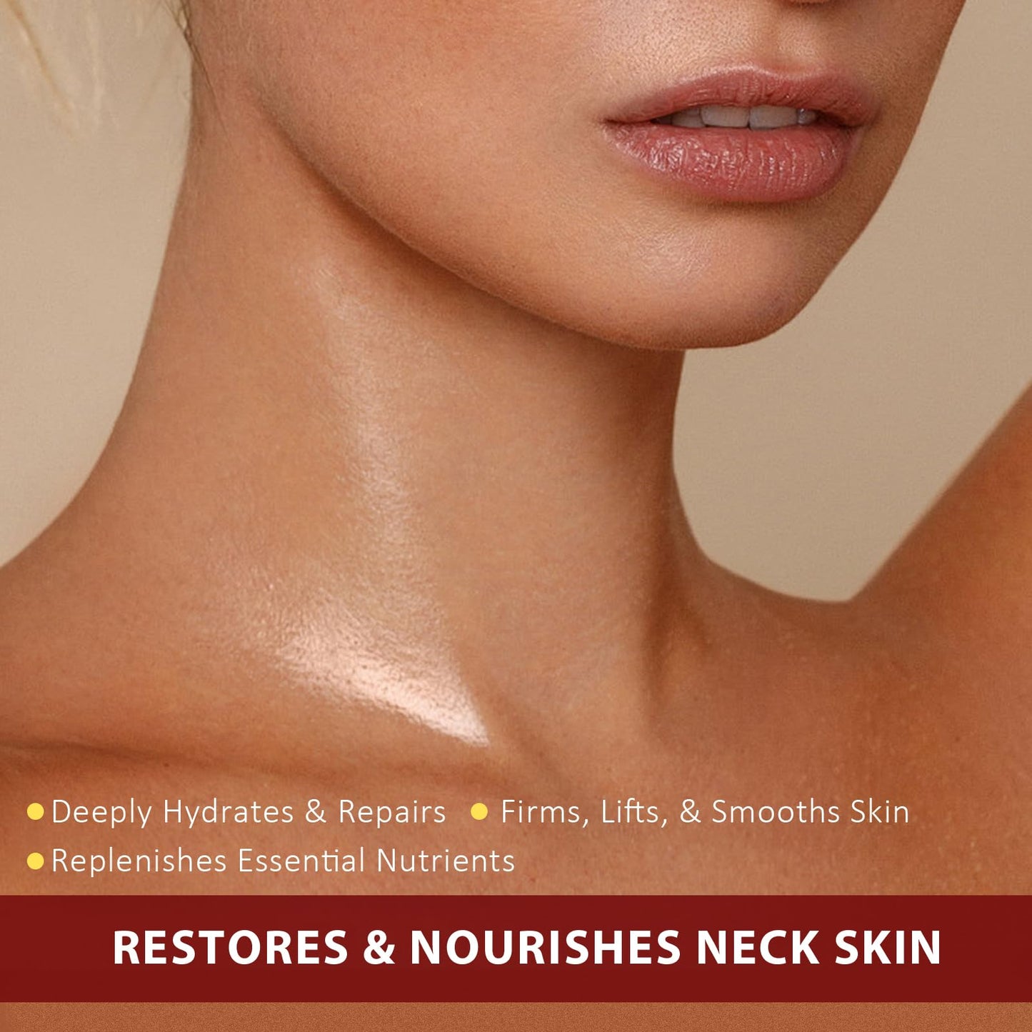 ZyranovaE Firming Neck Cream,Roller Neck Cream for Crepey Skin Body Care Comfort,Moisturizing Body Cream,Anti-Aging and Reduces the Fine Lines and Wrinkles 4.23oz
