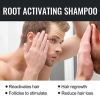 AurolaGlow 2PCS Mane Shampoo for Men &Reduces Grey Hair. Hair Thickening Shampoo for Men and Women -Thinning Hair& Promotes Natural Darkening &Stimulates Regrowth, and Prevents Hair Loss