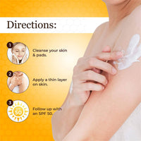 QIEEUMIN Manuka Honey Face Cream Moisturising Soothing Skin Rejuvenation Brilliant Skin Anti-Wrinkle Anti-Aging 2 In 1 Honey Face & Body Cream Moisturiser 100ml