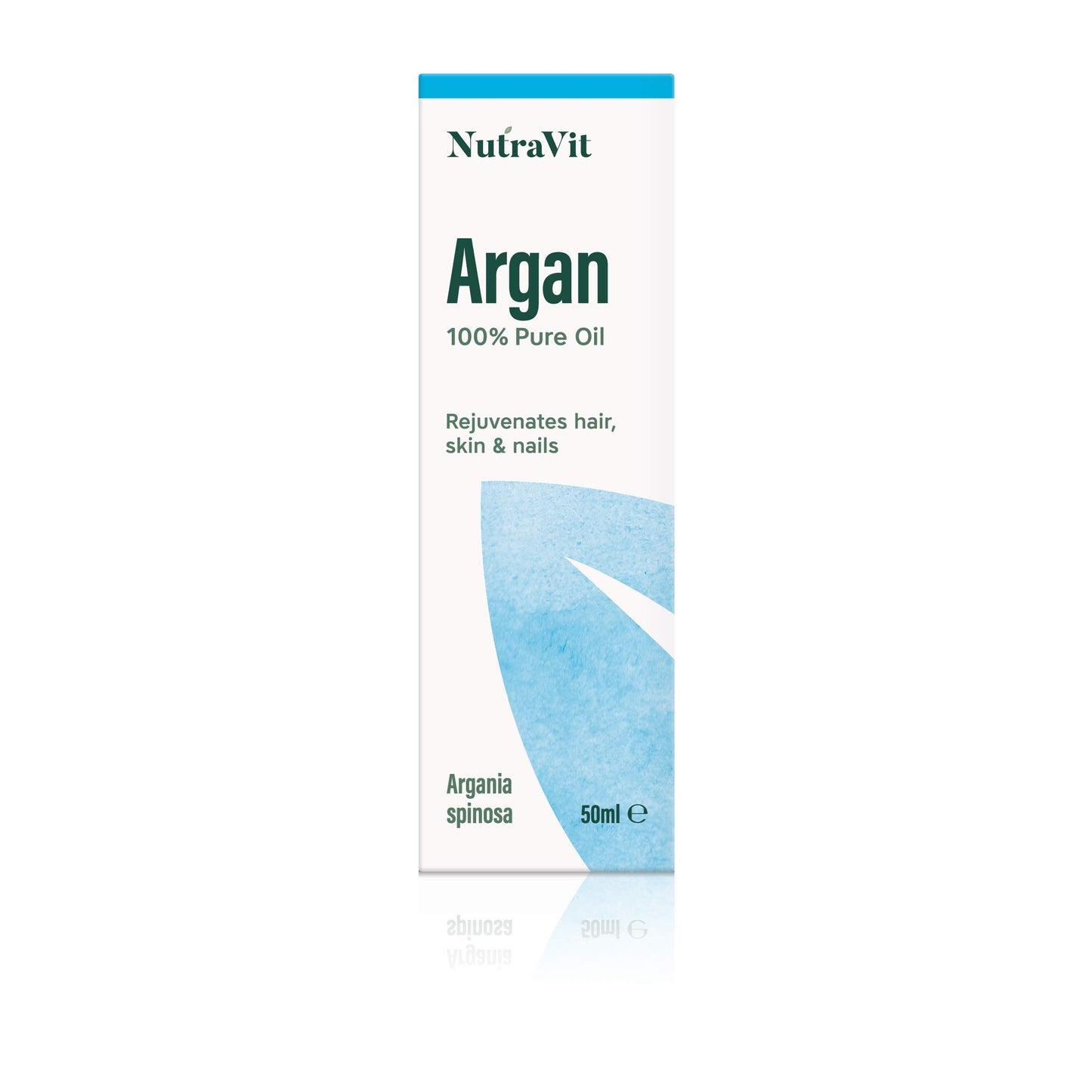 NutraVit - Moroccan Argan Oil | 100% Pure Argan Oil (Argania spinosa) - 50ml - Argan Oil For Hair, Skin, Face & Nails - From Morocco - Virgin, Cold Pressed, Deodorised, Hexane-Free & Vegan