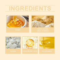 AurolaGlow Rice & Honey Clay Mask – Pore-Refining Face With Rice & Honey For Smooth, Refreshing Pore Clay Mask,Clear Skin – 150ml (5.29 Fl.oz)