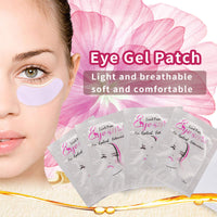 Under Eye Gel Pads, Jiasoval 50 Pairs Gel Eye Pads for Eyelash Extensions, Lint Free Under Eye Lash Pads, Eye Patch Pads for Salon and Individual Eye Lash Pads for Lash Extensions Pads