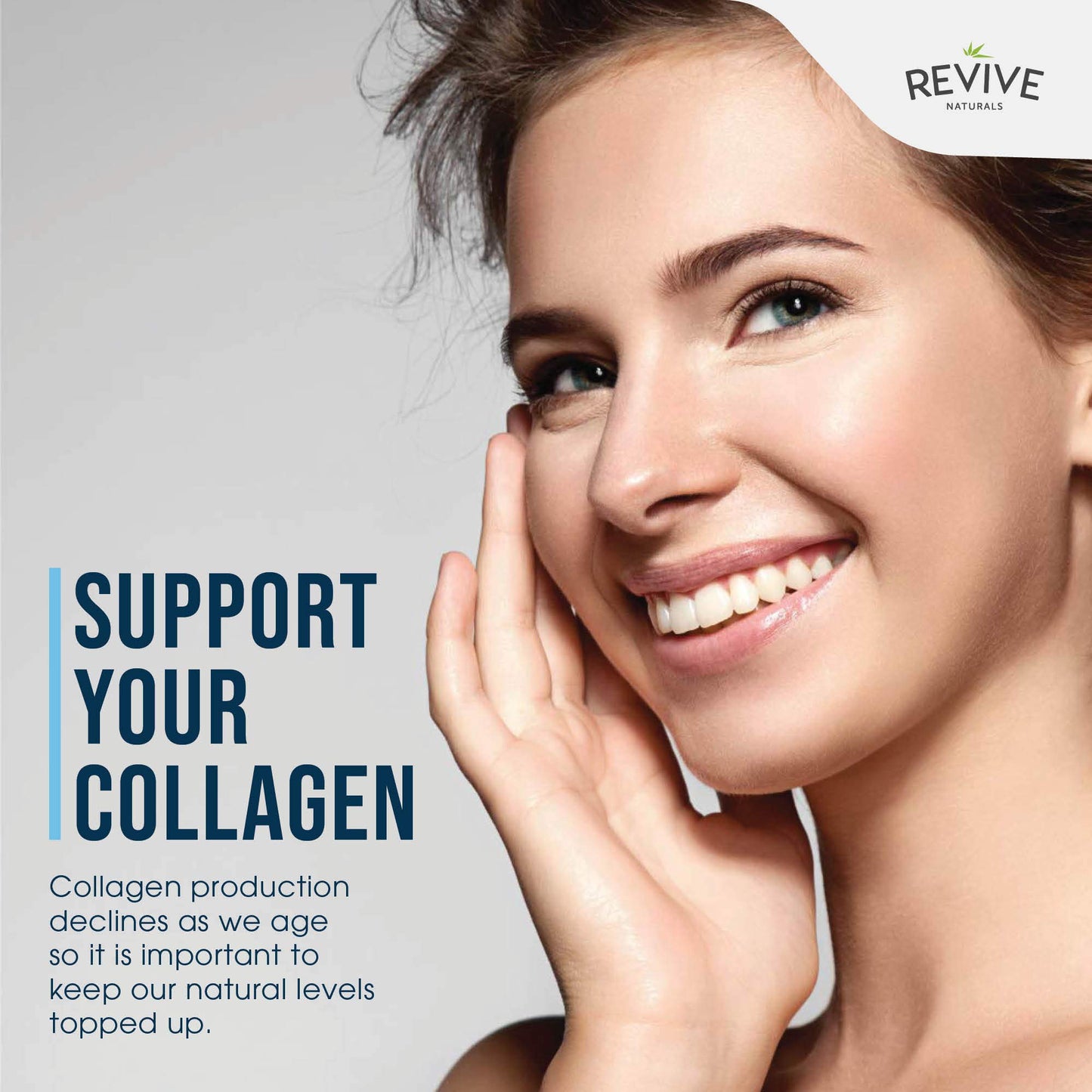Revive Naturals Multi Collagen Protein Powder Packets - Types I, II, III, V & X - Hydrolyzed Grass Fed Bovine, Wild Caught Fish, & Free-Range Chicken & Eggshell Collagen. Non-GMO, Halal, (10g Each, 40 Packets)