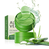 FANFALUV Aloe Vera Under Eye Gel Patches,Under Eye Patches,Under Eye Mask For Puffy Eyes,Eye Bags Remover,Moisturizing,Anti Aging,Anti Wrinkle,Dark Circles-Collagen Eye Patches 60pcs (ALOE VERA)