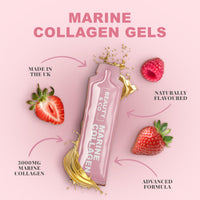 Beauty & Co Marine Collagen Gels | 3,000mg with Hyaluronic Acid, Biotin & Vitamin C | Collagen Supplements for Women | High Absorption | (14 Gels)