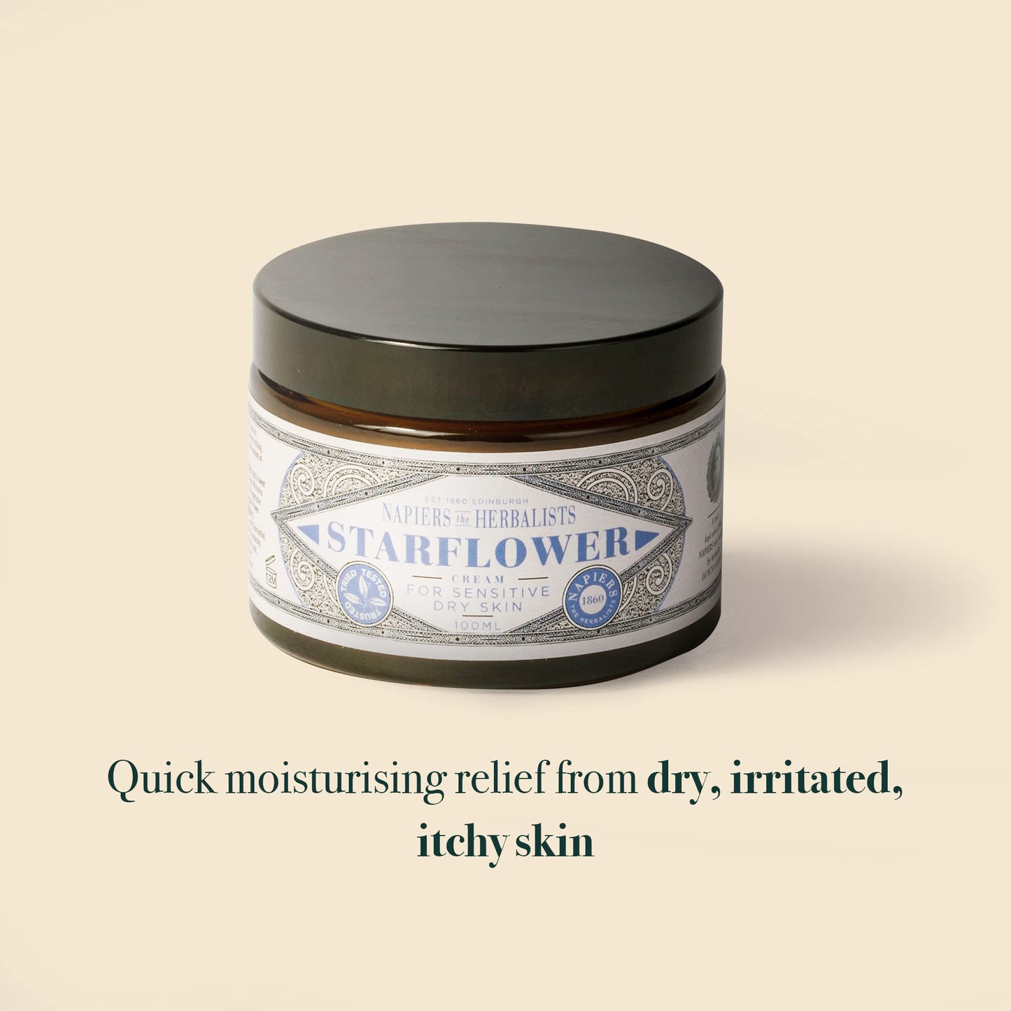 Napiers Starflower Dry Skin Cream | Dry & Sensitive Skin Cream |100ML