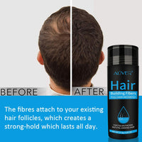 CCKULOOB Hair Building Fibres, Hair Loss Concealer,Natural,Thick & Textured,Professional Quality Fiber,Hair Loss Concealer Fibers For Men and Women, Conceals hair loss and covers up roots. (Medium Brown)