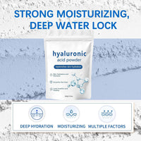 Hyaluronic Acid Powder for Face, 100g Hyaluronic Acid Powder Pure for Skincare, Facial Serums Firmer Skin, Skin Hydrating and moisturising Support