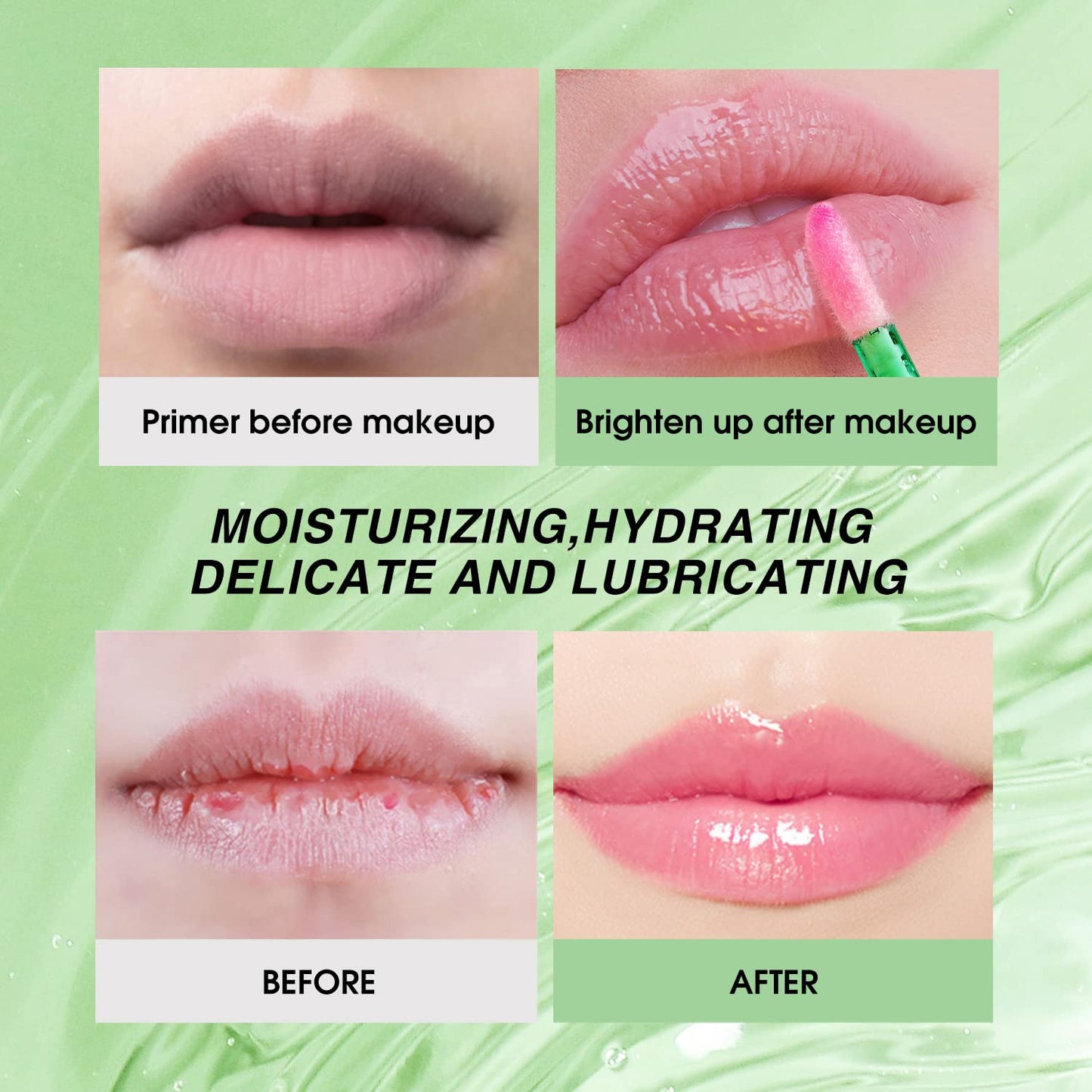 Aloe Vera Lip Balm, Magic Colour Changing Lipstick Long Lasting Lip Balm Set Lips Moisturizer Aloe Vera Lip Stick for Women Girls (3Pack Lip Oil)