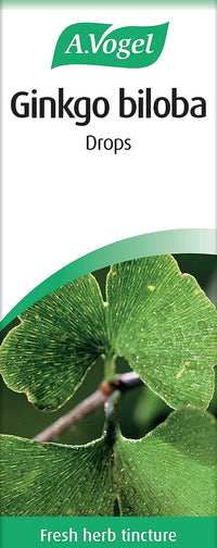 A.Vogel Ginkgo Biloba Drops | Food Supplement | Extract from Fresh Ginkgo Biloba Leaves | Vegan | 100ml
