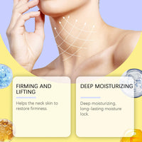 Neck Firming Tightening Cream 50g With Retinol & Collagen, Skin Tightening Cream For Face Firming and Lifting, Wrinkles On Neck & Décolleté For Women Lifting Day & Night