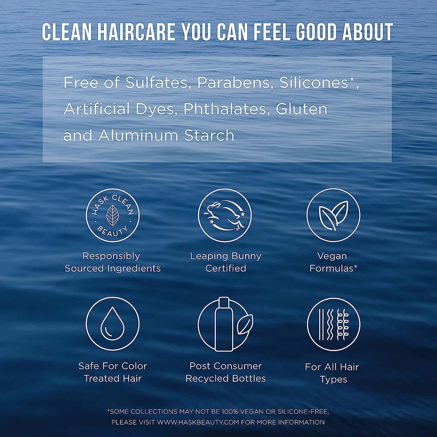 HASK Keratin Smoothing Deep Conditioner Treatment for all hair types, colour safe, gluten-free, sulfate-free, paraben-free - 1 50mL Packette