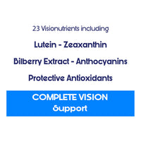 SynBio Premium+ - Eye Health - Complete Vision Support | 60 Veggie Tablets | 23 Nutrients Including Lutein, Zeaxanthin, Bilberry Extract | Protective Antioxidants | Eye Supplement for Normal Vision