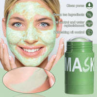 Coloroom Green Tea Deep Cleanse Mask Stick,New Upgrade Green Mask Stick with Tea Extract, Deep Cleansing Face Masks for Women, Moisturizing