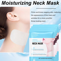 Bavooty Firming Rejuvenating Neck Mask,Neck Tightening &Wrinkle Patches,Moisturizing Mask,Revitalizes and Improves Skin Elasticity for Tired Skin,7pcs