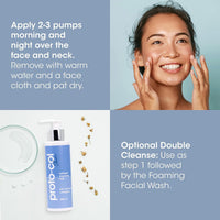 Proto-Col Proto-col - Cleansing Milk, Rich Collagen and Hydrating Hyaluronic Acid with Powerful Vitamins + Minerals, Deeply Cleanses, Brightens Skin and Removes Impurities (200ml)