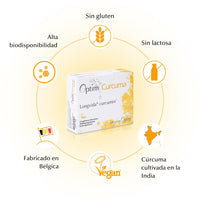 Optim Cúrcuma 45 cápsulas 400mg