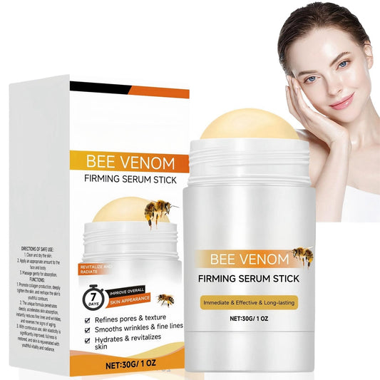 SingHao Firming Serum Stick,Collagen Peptides Firming Serum Stick,Retinol Facial Firming Stick,Skin Tightening Cream for Face,Neck and Face Serum Care Stick,Bee Venom Cream,Neck Firming Cre/am for Women