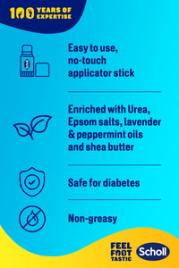 Scholl Severe Cracked Heel Repair Restoring Balm, to repair Very Dry and Cracked Heels, Intensely Moisturising for Healthy Feet with 25% Urea, Epsom Salts and Essential Oils