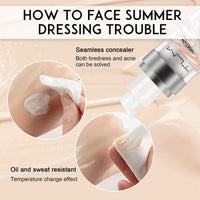 HZZYJ Flawless Colour Changing Foundation, Liquid Foundation Makeup Face ,Liquid Cover Concealer Warm Skin Tone Foundation,Base Nude Face Moisturizing SPF 15 for All Skin Types