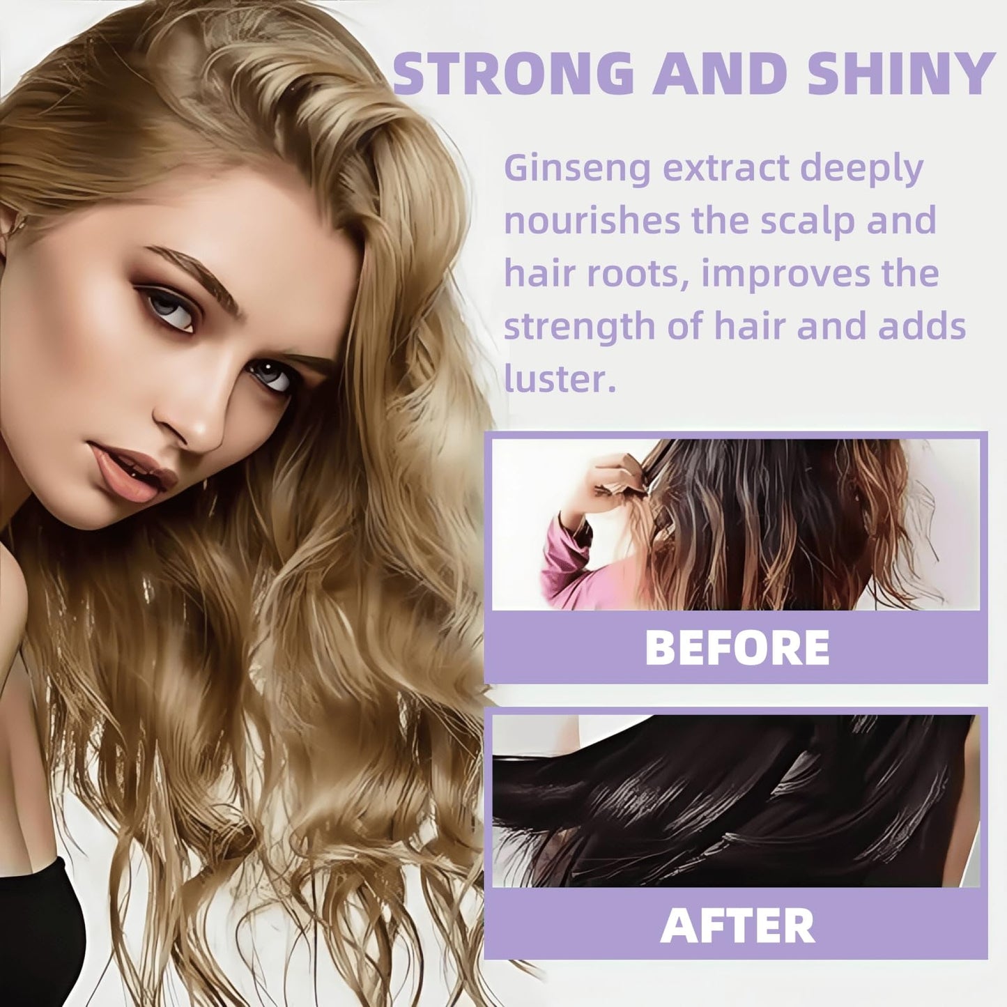 Fankayi Polar Hair Dye Shampoo,Colour Shampoos Care,Colouring Shampoos,Anti Grey Shampoo,Fast and Effective Dyeing,Cover Grey Hair,Persistent Color Locking,Deep Nutrition,Easy to Use,Save Time and Effort