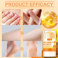 ISBEAUSOLS Honey Foot Cream - Cracked Heel Repair Cream With Coconut Oil, Shea Butter, Beeswax-Foot Cream For Cracked Heels And Dry Skin- Softens & Moisturises Rough, Hard, Cracked, Callused Feet 2PCS