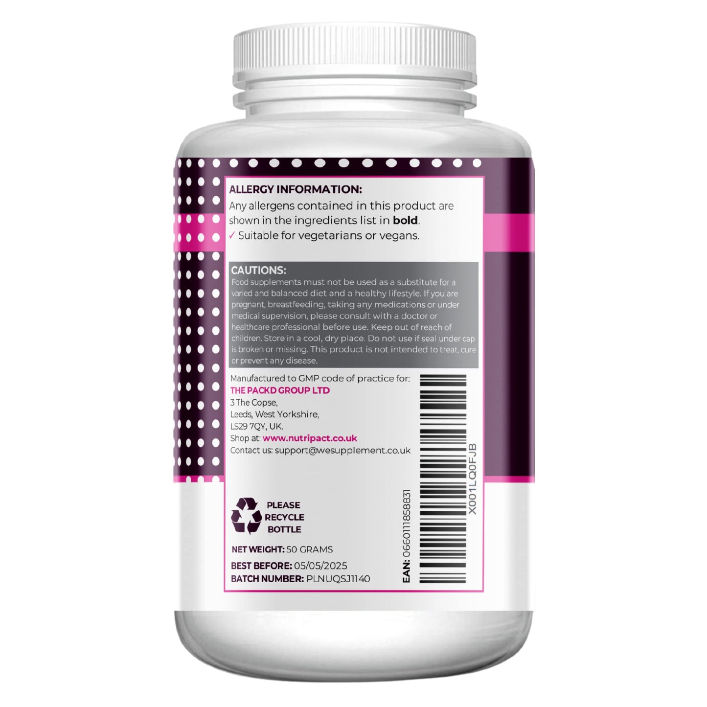 Quercetin 500mg - High Strength Antioxidant Immune Support Pure Quercetin Supplement, One a Day Formula – Easy to Swallow - 60 Vegan Capsules - 2 Month Supply - Made by Nutripact