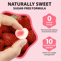 VOSIFSDIY Womens Multivitamin Gummy 60p, Multivitamin for Women, Boosts Healthy Bones Hair Skin and Nails, Boosts Immunity Energy, Strawberry Flavor