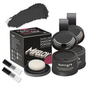 Mifeloy MIFELOY 2 Set Root Cover Up Powder, Black, Touch Up Hair Color for Grey, Instantly Coverage Dye for Thinning Grays Hairline, Roots Concealer for Beard Line Eyebrow, Shadow Conceals Hair Loss