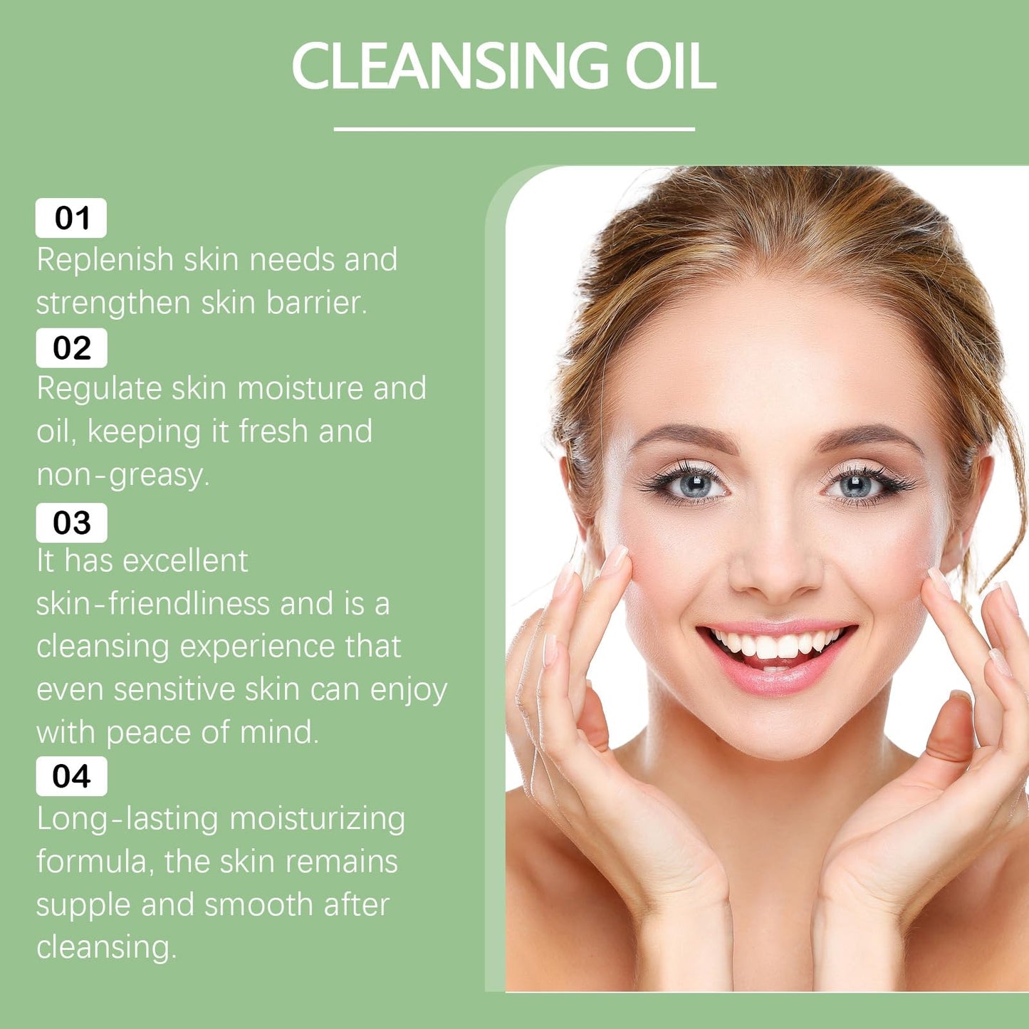 Xinyig 100ml Zero Film Cleansing Oil,Deep Cleansing Oil for Face,Natural Facial Oil Cleanser,Korean Double Cleaning for A Clear, Natural Complexion,Moisturizing Oil Cleanser,Light Cleansingoil for Women